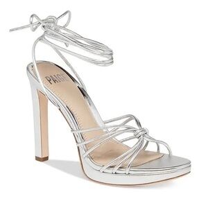 PAIGE Viola Ankle Tie Strappy High Heel Sandals 7
